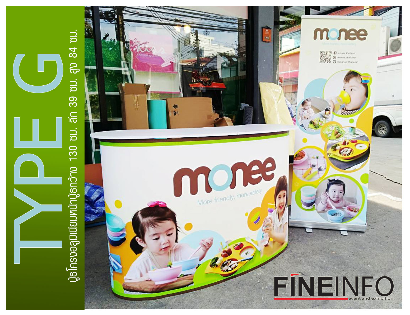 Exhibition Desk Booth pop up